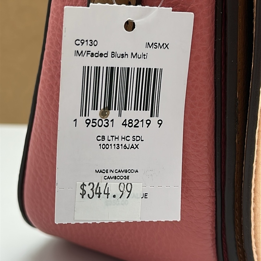Coach Saddle Bag In Colorblock With Horse And Carriage - Picture 16 of 16